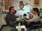 Nick at the tattoo shop