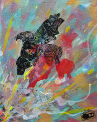 Painting of the The Crow & The Butterfly