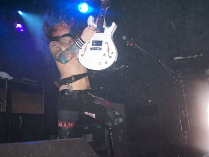 Zach rocking out at Melkweg