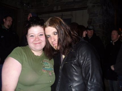 Alora and Brent Outside the Orange Peel