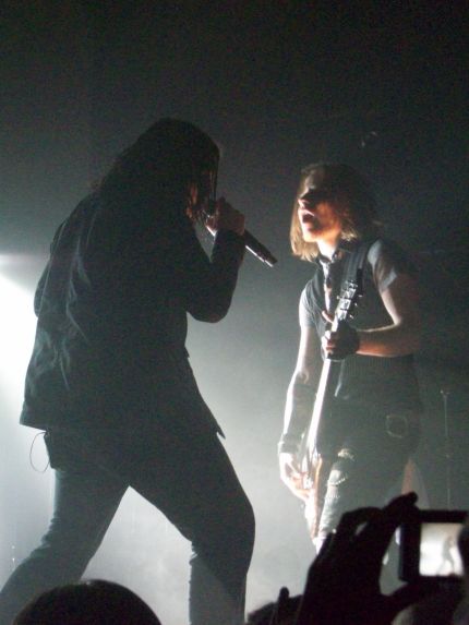 Zach and Brent at the Mr. Smalls Theatre