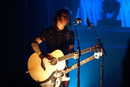 Zach performing at the MYTH