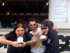 Enjoying a Nice Boonstock Burger