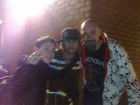 Kieran, Eric and Andi after the show